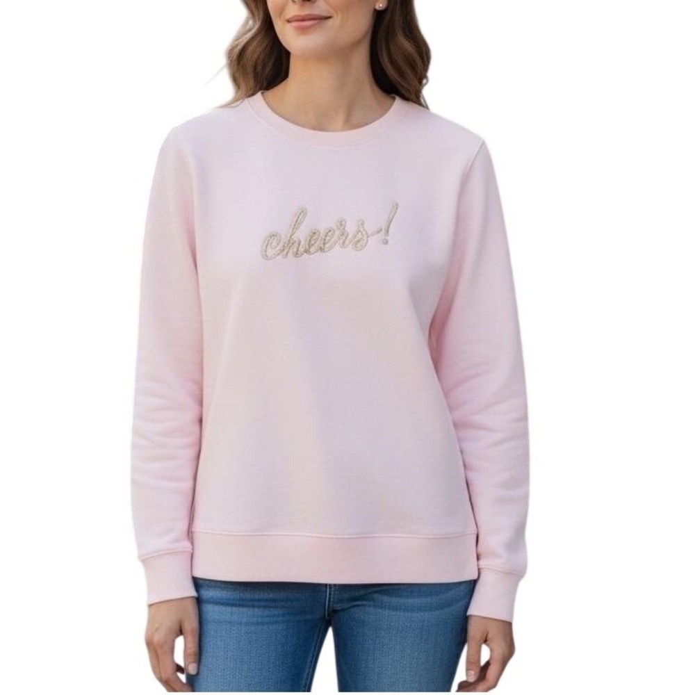 Kate Spade New York Pink Cheers Sweatshirt Size S‎